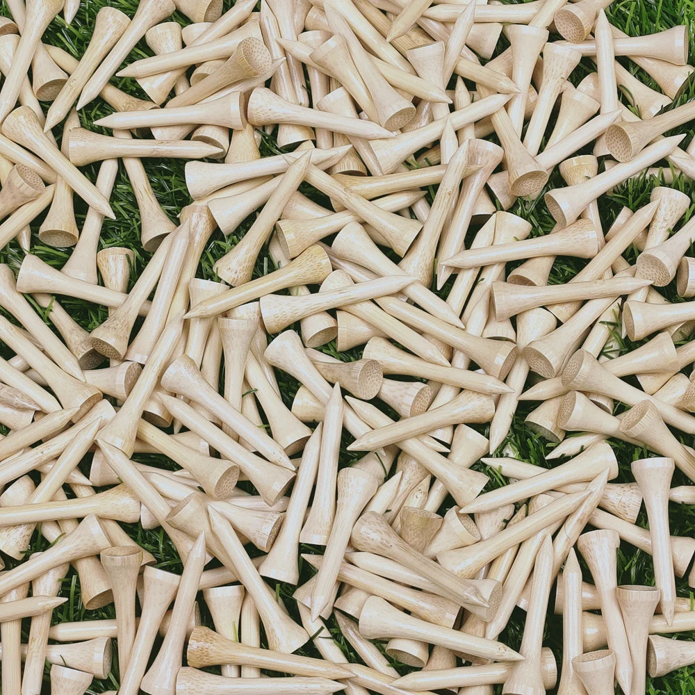 100Pcs/Bag Golf Tees Bamboo Golf Balls Holder 4 Sizes Available Drop