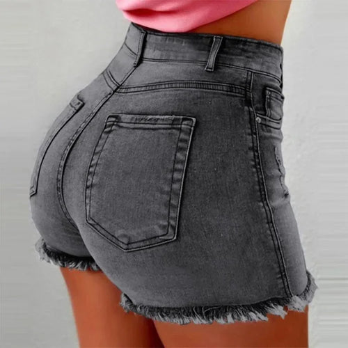 High Waist Hot Pants Women's Jeans Available in Multiple Colors