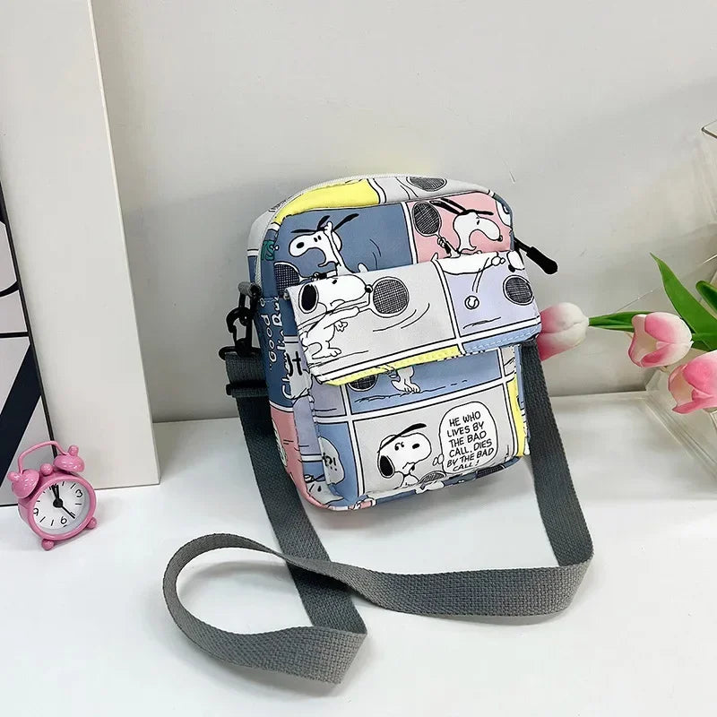 Snoopy Crossbody Bags for Ladies Kawaii Purses Phone Case Peanuts