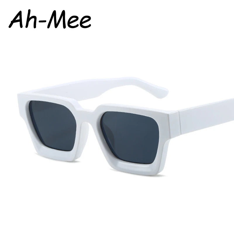 Fahion Vintage Cycling Square Sunglasses Men Women Retro Brand