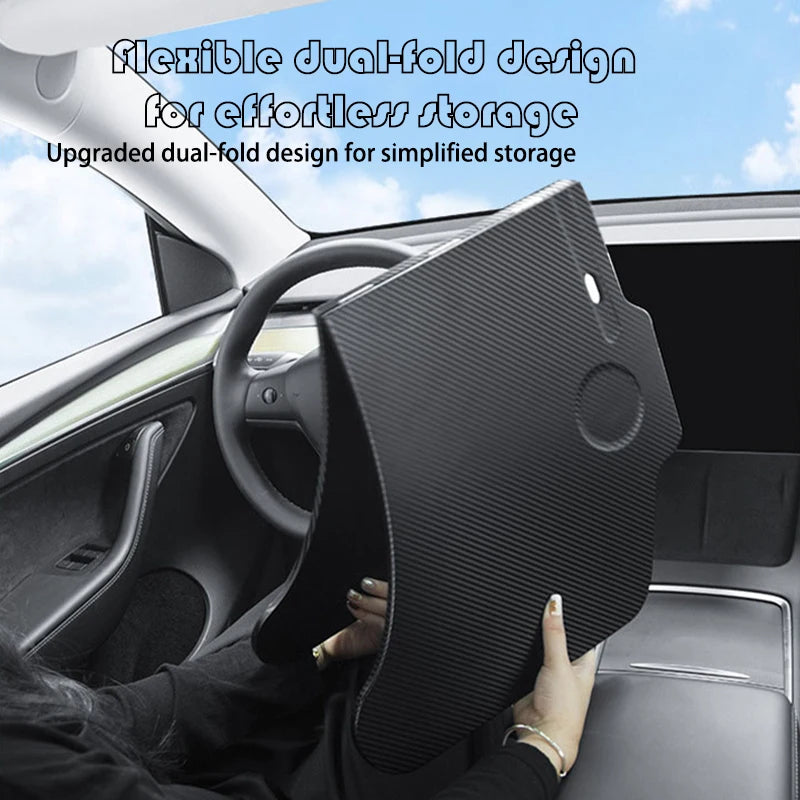 For Tray Table For Tesla Model 3/Y2017-2025Folding Car Steering Wheel