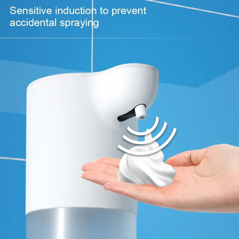 350ML Touchless Automatic Soap Foam Dispenser USB Rechargeable Foam