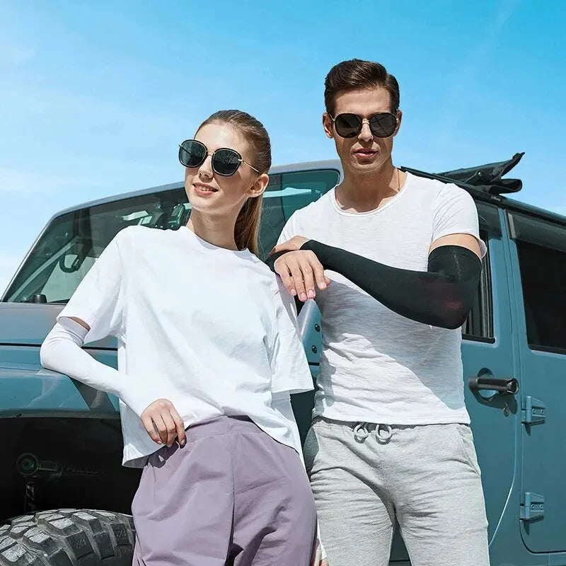 Cycling Arm Summer Ice Cloth Cycling Sleeves Sun Protection Unisex