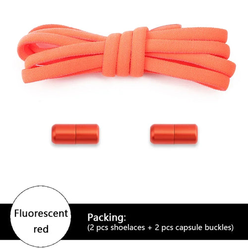 NEW Colorful Options Elastic laces Sneakers No tie Shoelace for Sports