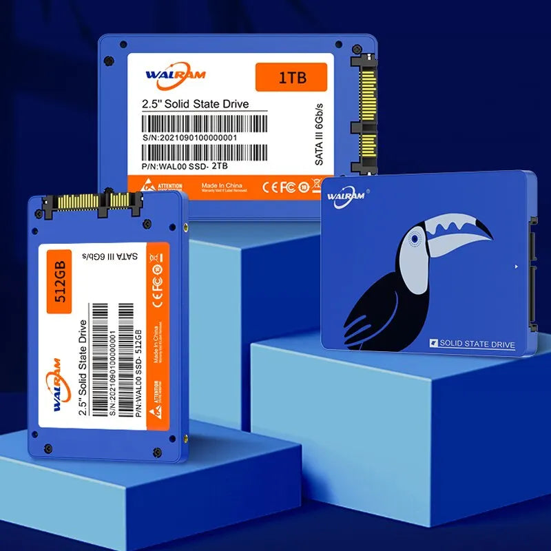 WALRAM SSD 1TB SATA3 2.5 Inch SSD 512gb 120GB 128GB 240GB 256GB 500GB