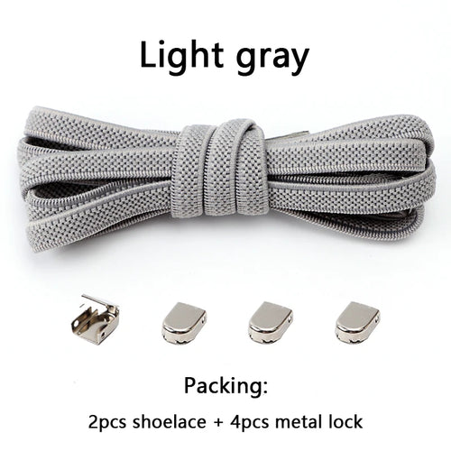 No Tie Elastic Shoe Laces One Size Fits All Adult and Kids Shoes