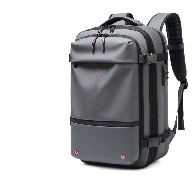 Travel Men 17.3 inch Laptop Backpack vacuum compression Backpack