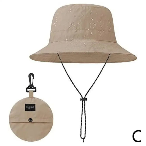 Waterproof Fisherman Hat Women Summer Sun Anti-UV Protection Camping