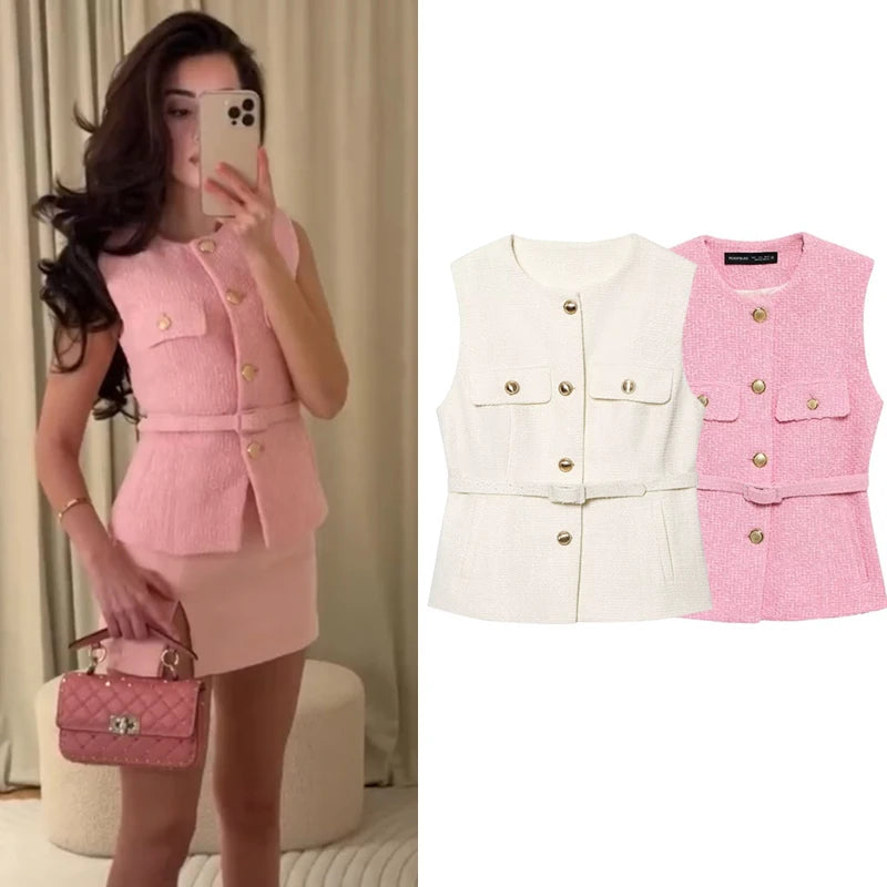 Vests Jackets Autumn Women's 2025 New Chic Simple Slim Women's Jackets