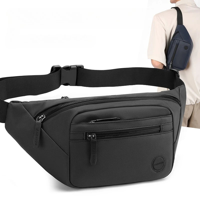 Unisex Waterproof Waist Bag Pack Male Belt Pouch Ladies Kangaroo Hip