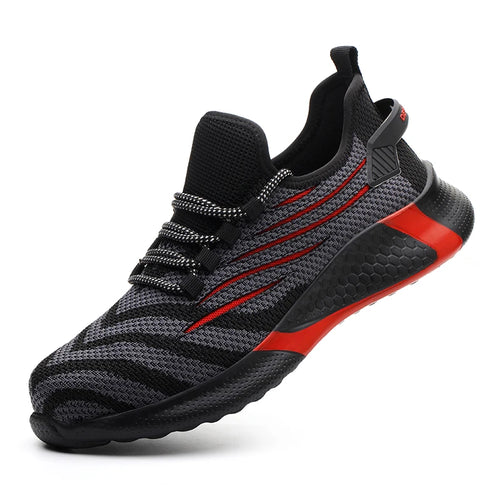Men Work Safety Shoes Anti-puncture Working Sneakers Male