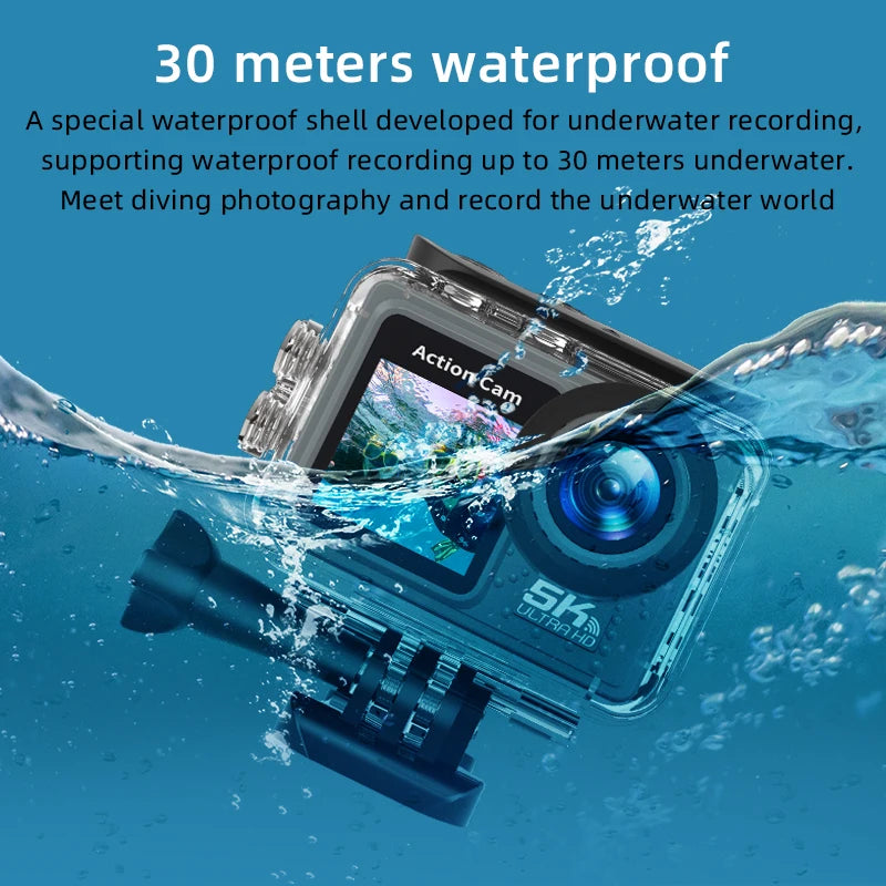 Action Camera 5K 4K bicycle camera Electronic Stabilizer Action cam