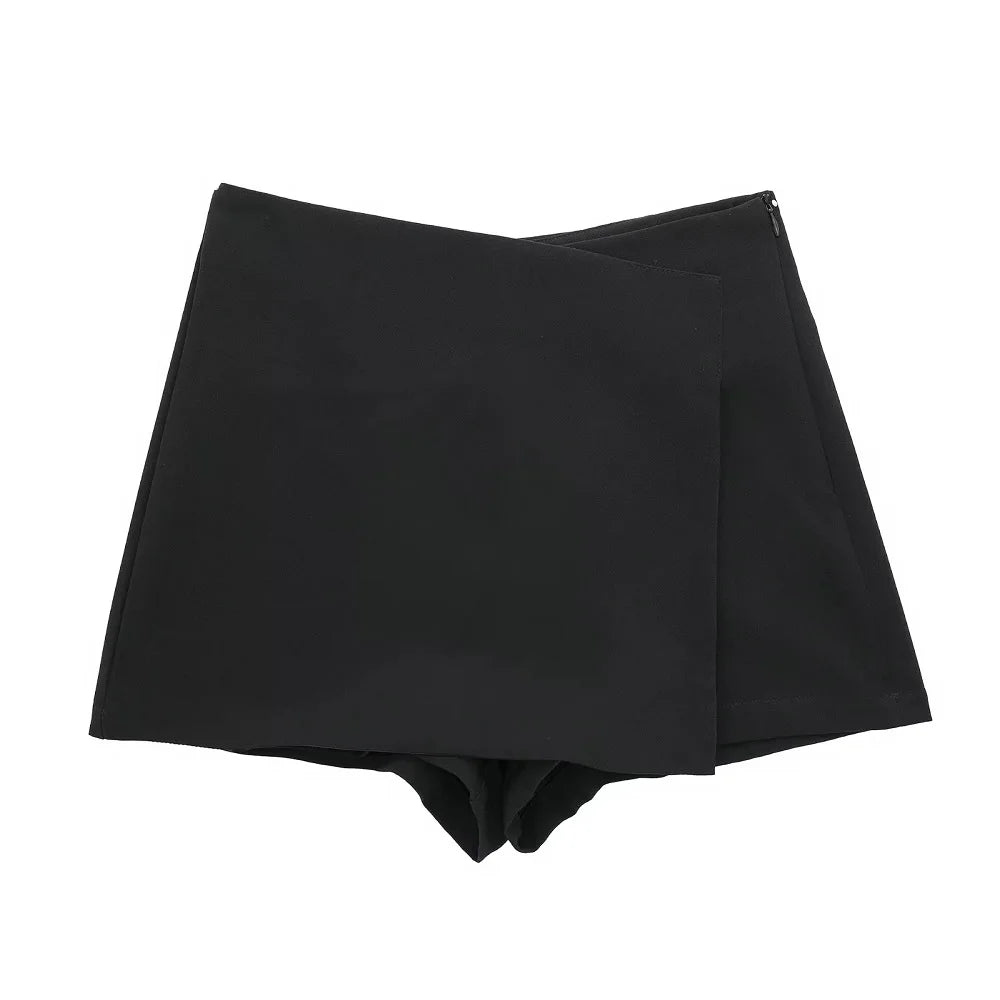 MUJER Woman Shorts Skirts Asymmetric High waist Shorts Skirts for