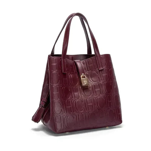Embossed Ladies Crossbody Bag Letter Printing Design Ladies Handbag