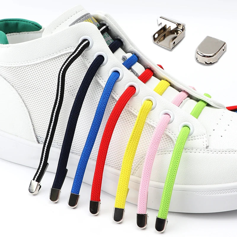 No Tie Elastic Shoe Laces One Size Fits All Adult and Kids Shoes