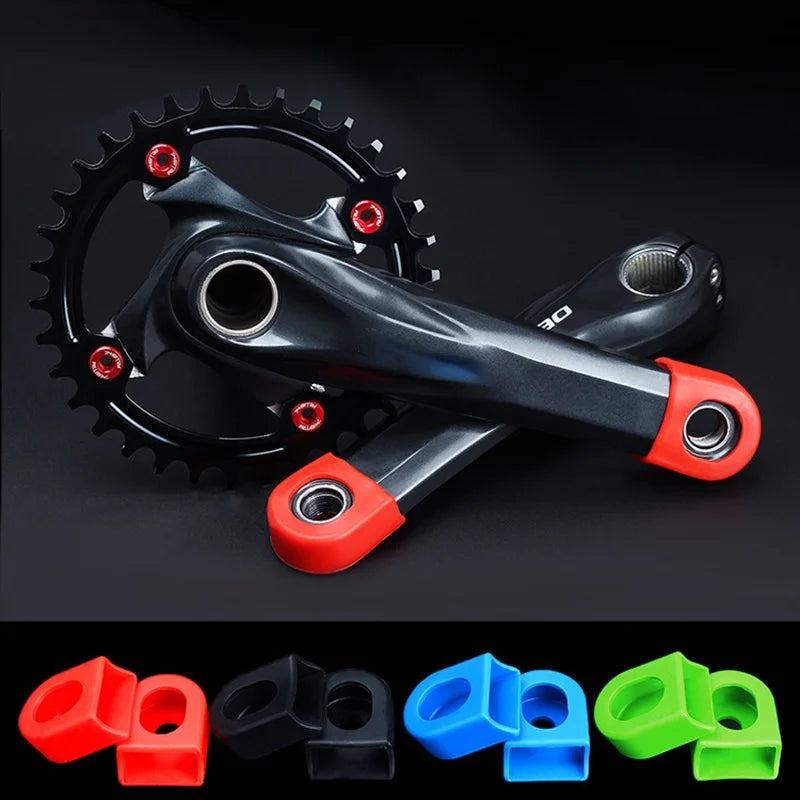 Bicycle Silicone Crank Cover Protector Silicone Sleeve Pedal Crankset