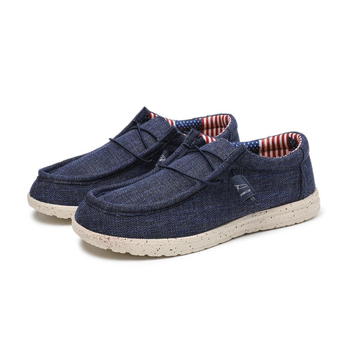 Plus Size Men's Solid Color Breathable Slip On Classic Loafer Shoes