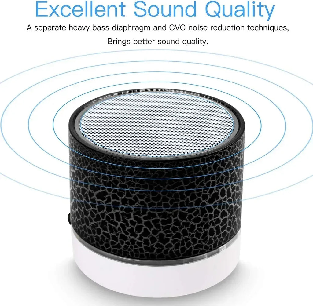 TF Wireless Mini Motion Bluetooth Speaker With LED Lights Speaker