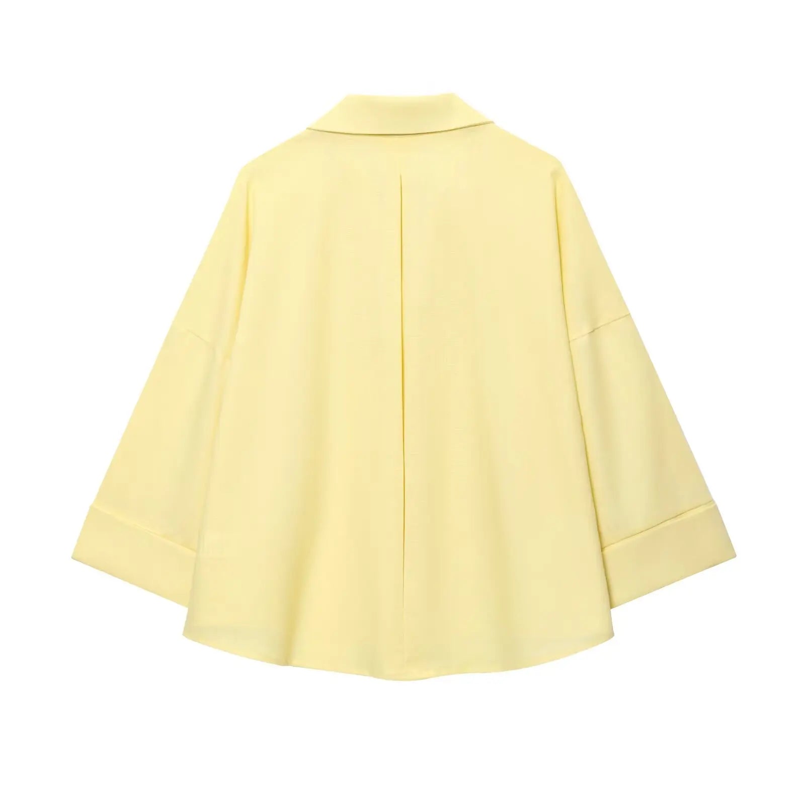 2025  AZRAF Women Summer Fashion New Blended Wide Sleeve Shirt Unique