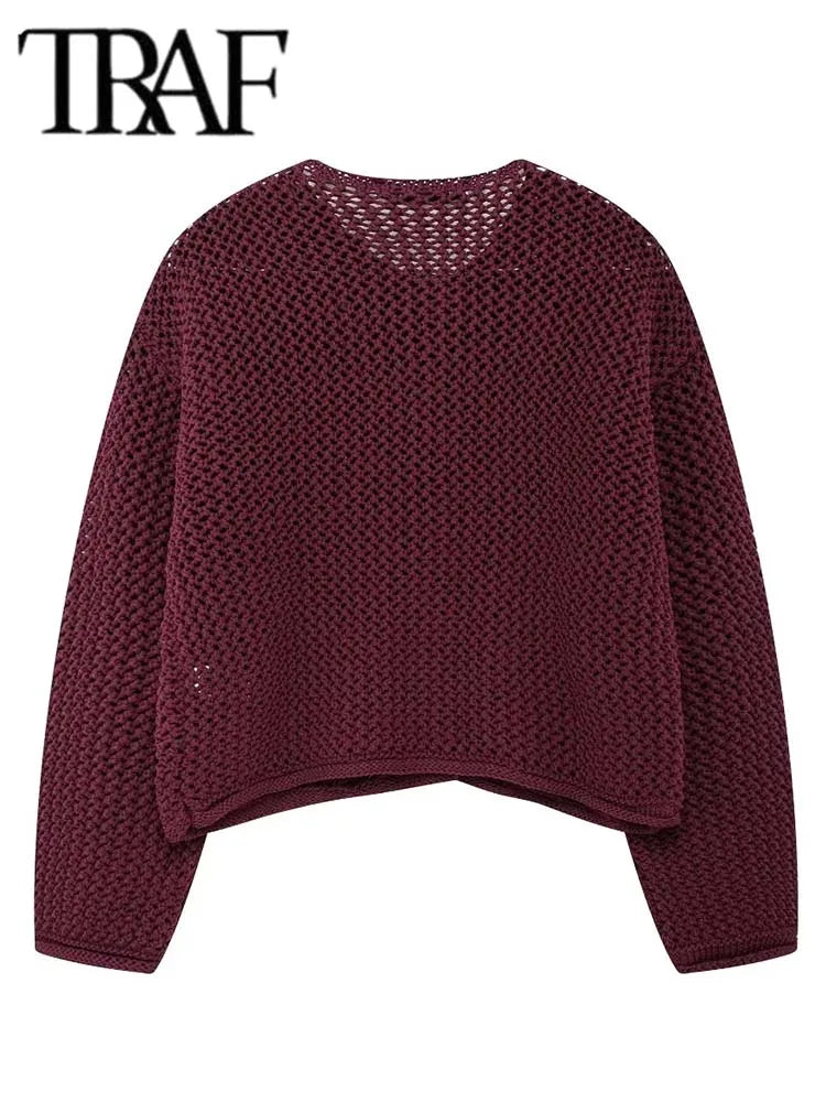 Autumn Winter Knitted Cardigans For Women Casual Button Long Sleeve