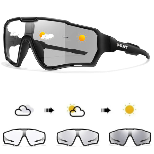 POAT Brand Men Women MTB Bike Bicycle Photochromic Eyewear Cycling