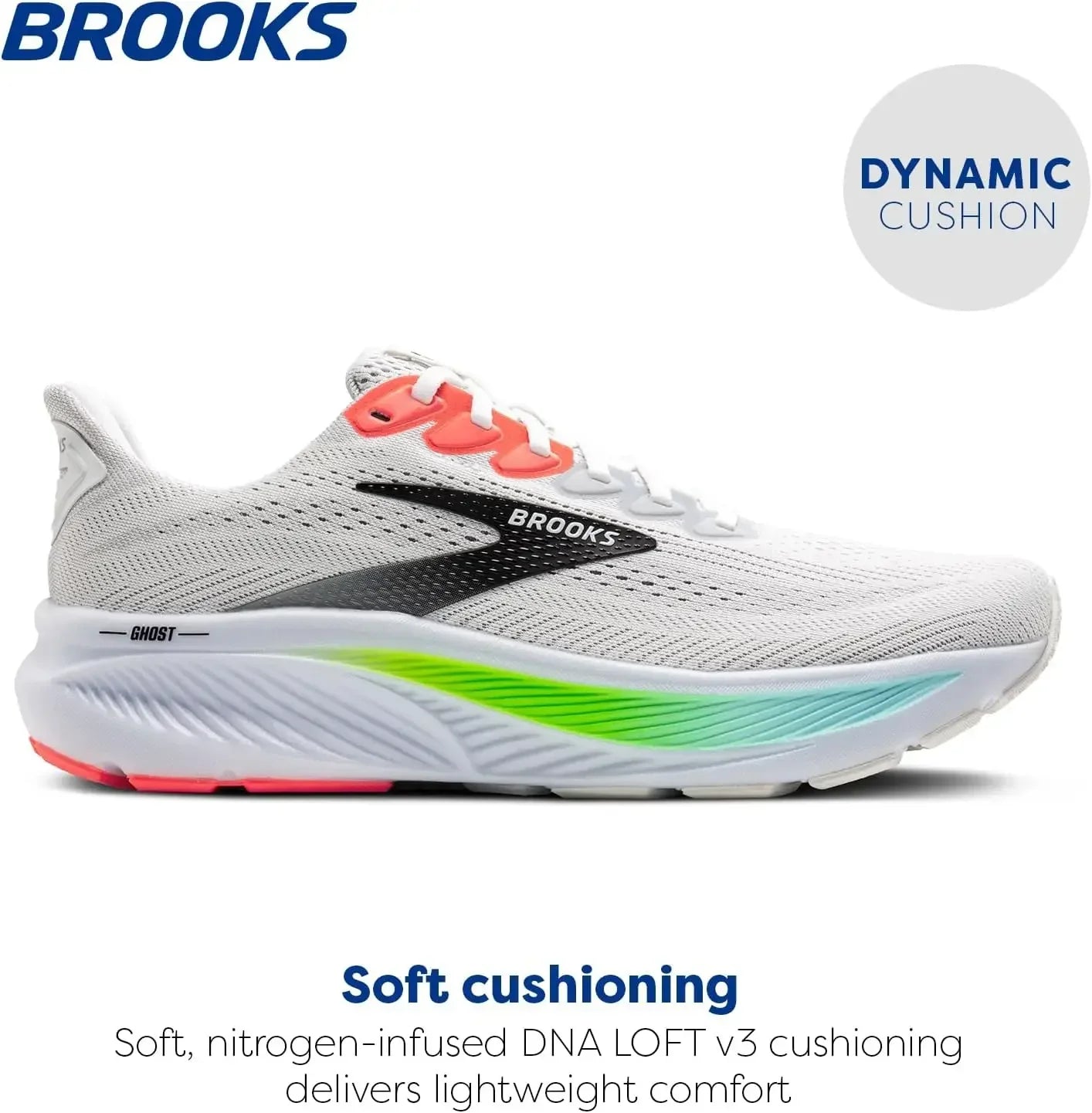 Original Brooks Men’s Running Shoes Ghost 17 Neutral Lightweight