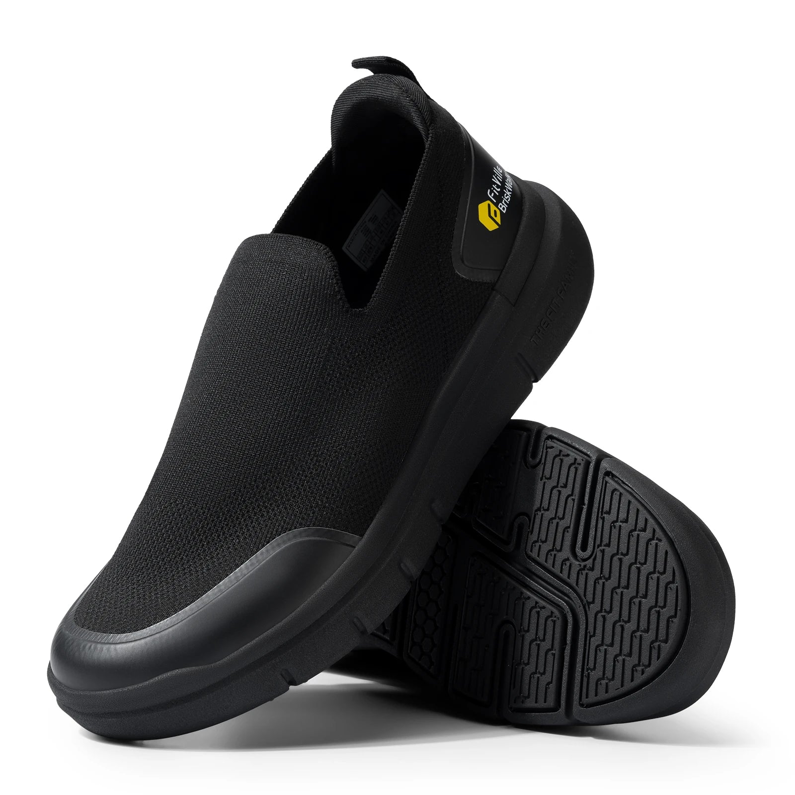 FitVille Men‘s Walking Shoes Extra Wide Plantar Fasciitis Shoes