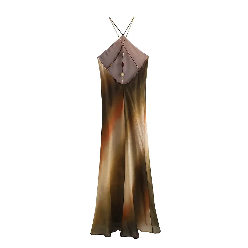 HXAO Women's Long Dresses 2024 Summer Elegant Party Evening Midi