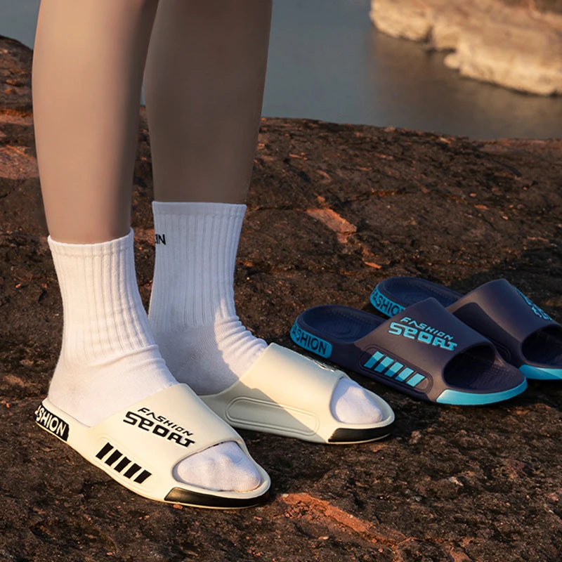 Fashion Men's Summer Slippers Anti-slip EVA Soft Sole Slipper Outdoor