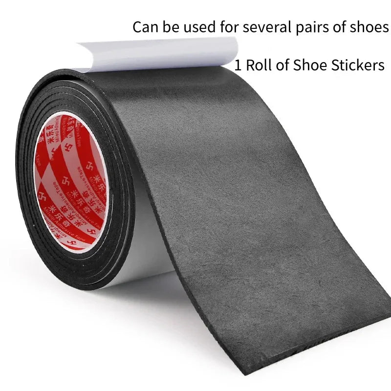 Anti-slip and anti-friction sole protector for repairing holes and