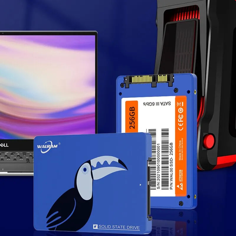 WALRAM SSD 1TB SATA3 2.5 Inch SSD 512gb 120GB 128GB 240GB 256GB 500GB