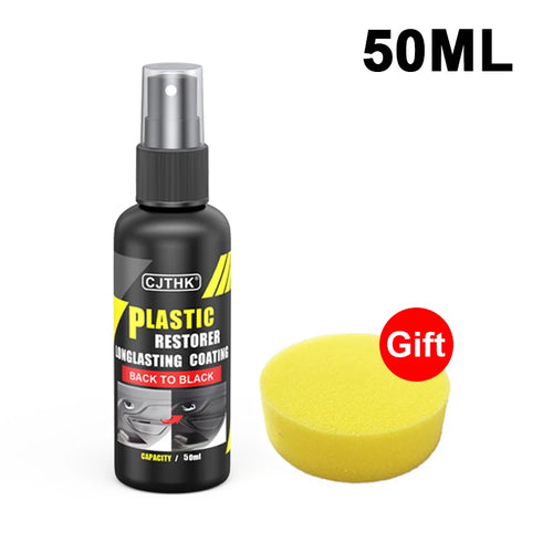 Car Plastic Restorer Back To Black Gloss Plastic Renovator Longlasting