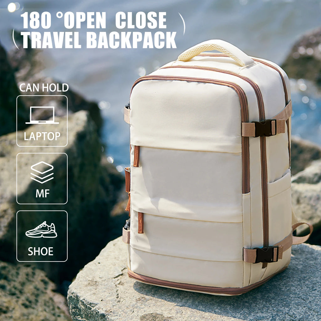 Travel Backpack for Women Men, Hand Luggage 40x20x25 for Ryanair Cabin