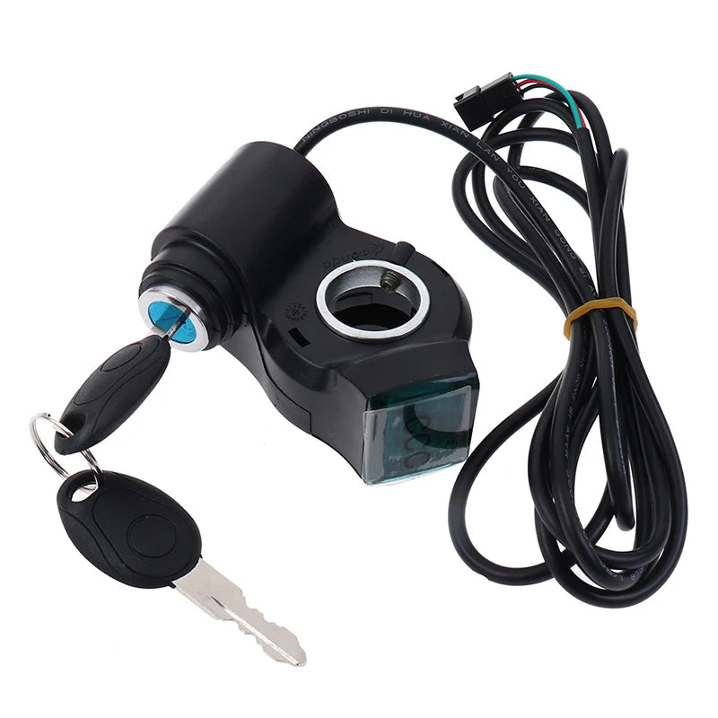 Electric Bicycle Thumb Throttle Voltmeter Digital Voltage Display