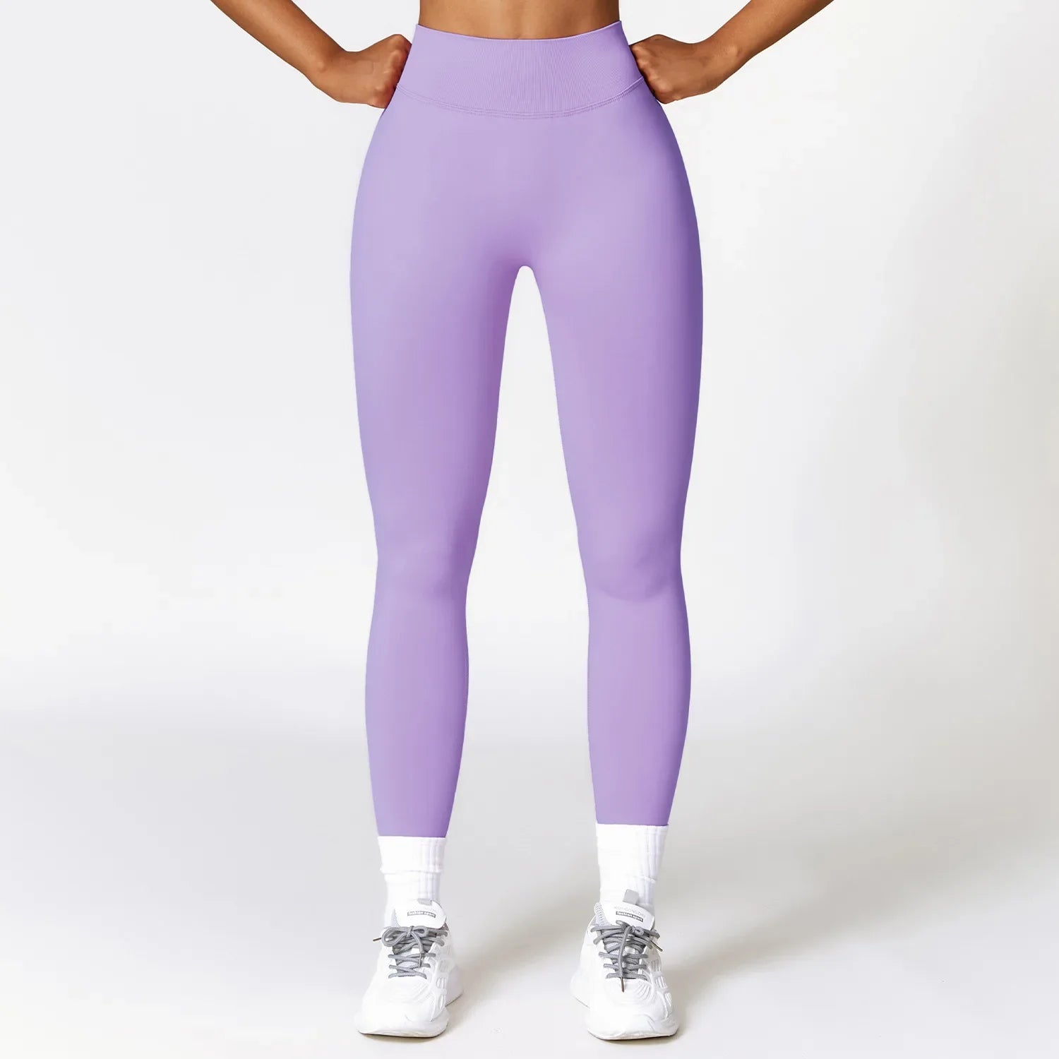 Women's V Back Sports Leggings Athletic Fitness Gym Yoga Pants Tights