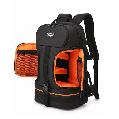 Large Capacity Outdoor DSLR Camera Backpack Waterproof Oxford Cloth