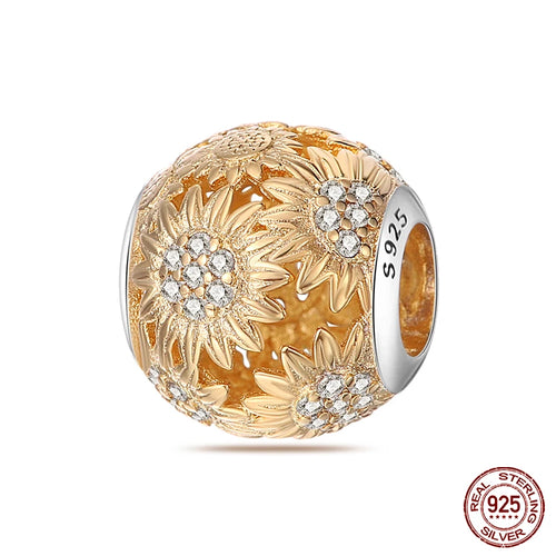 925 Sterling Silver Chameleon Luminous Firefly Butterfly Charms Beads