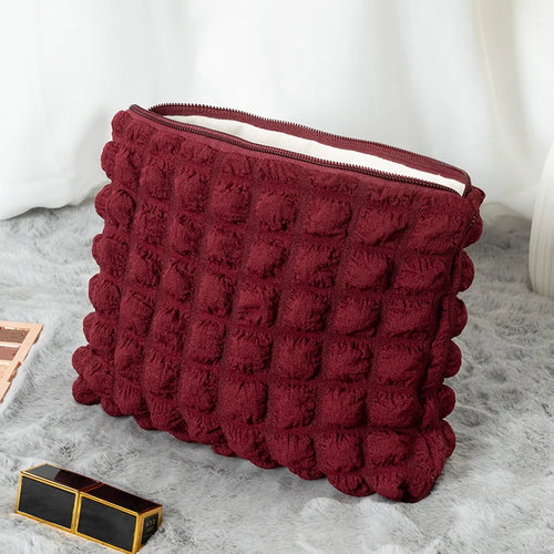 Travel Organizer Portable Zipper Soft Makeup Pouch for Lady Girls