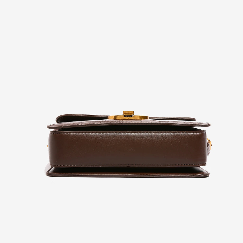 Small Leather Armpit Bags for Women, Chain Shoulder, Crossbody Bag,