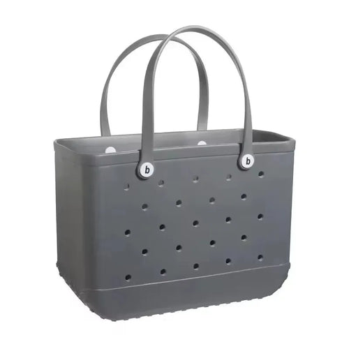 M/L/XL Beach Bag Fashion EVA Waterproof Rubber Picnic Storage Basket