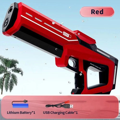 Automatic water absorbing electric water gun, outdoor beach swimming