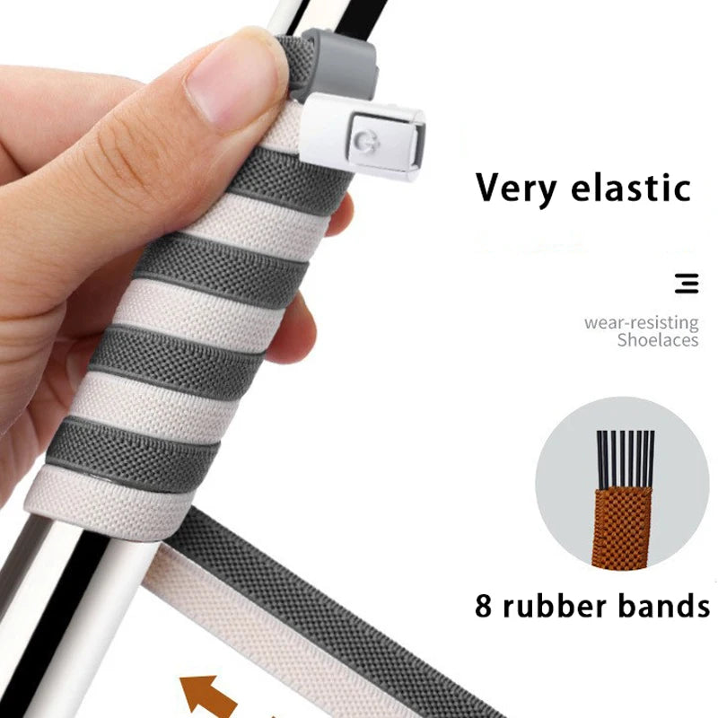 Elastic Laces Sneakers Tennis No Tie Shoe laces Lock Shoelaces without