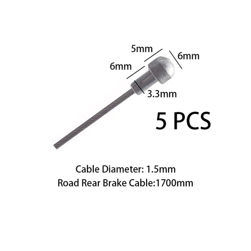 5PCS Bicycle Brakes Line Road Mountain Bike Brake Cable Universal