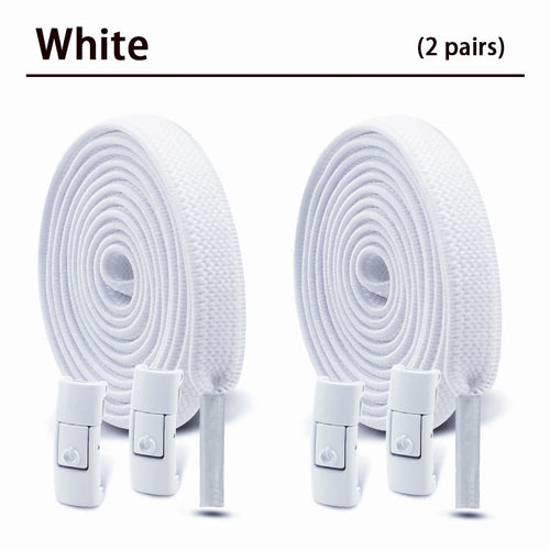 Elastic Laces Sneakers Tennis No Tie Shoe laces Lock Shoelaces without