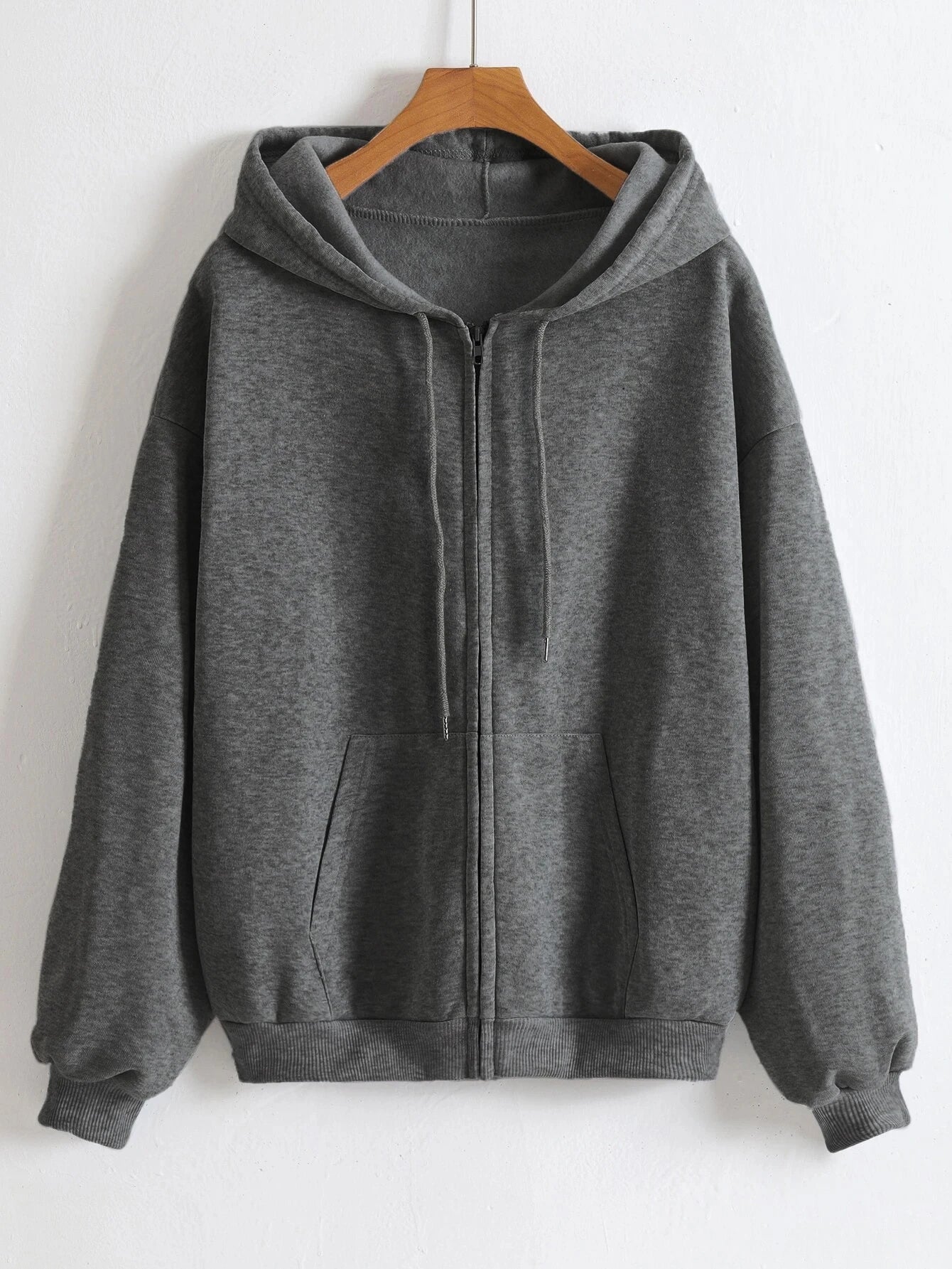 Women Fleece Zip Up Hoodies Running Sports Sweatshirts Fashion Female