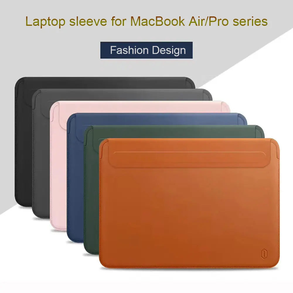 WiWU Laptop Sleeve Case for MacBook Air 13 M2 A2681 Ultra-thin Leather