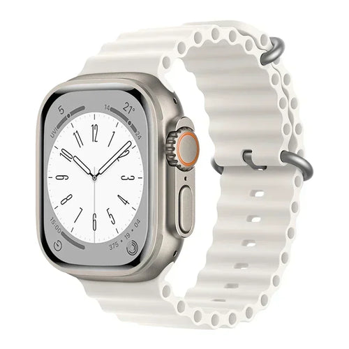 Silicone Ocean band for Apple Watch straps 45mm 46mm 40mm Ultra 2 49mm