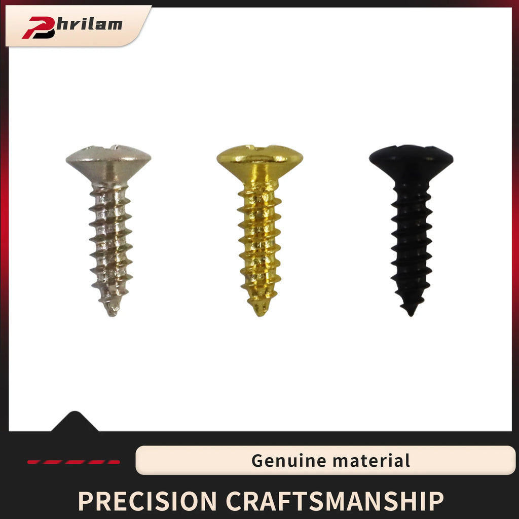 3MM Electric Guitar Bass Pickguard Screws Pick Guards Scratch Plate
