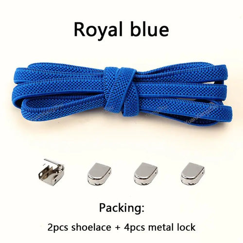 No tie Shoe laces Elastic laces Sneakers Flat Shoelaces without ties