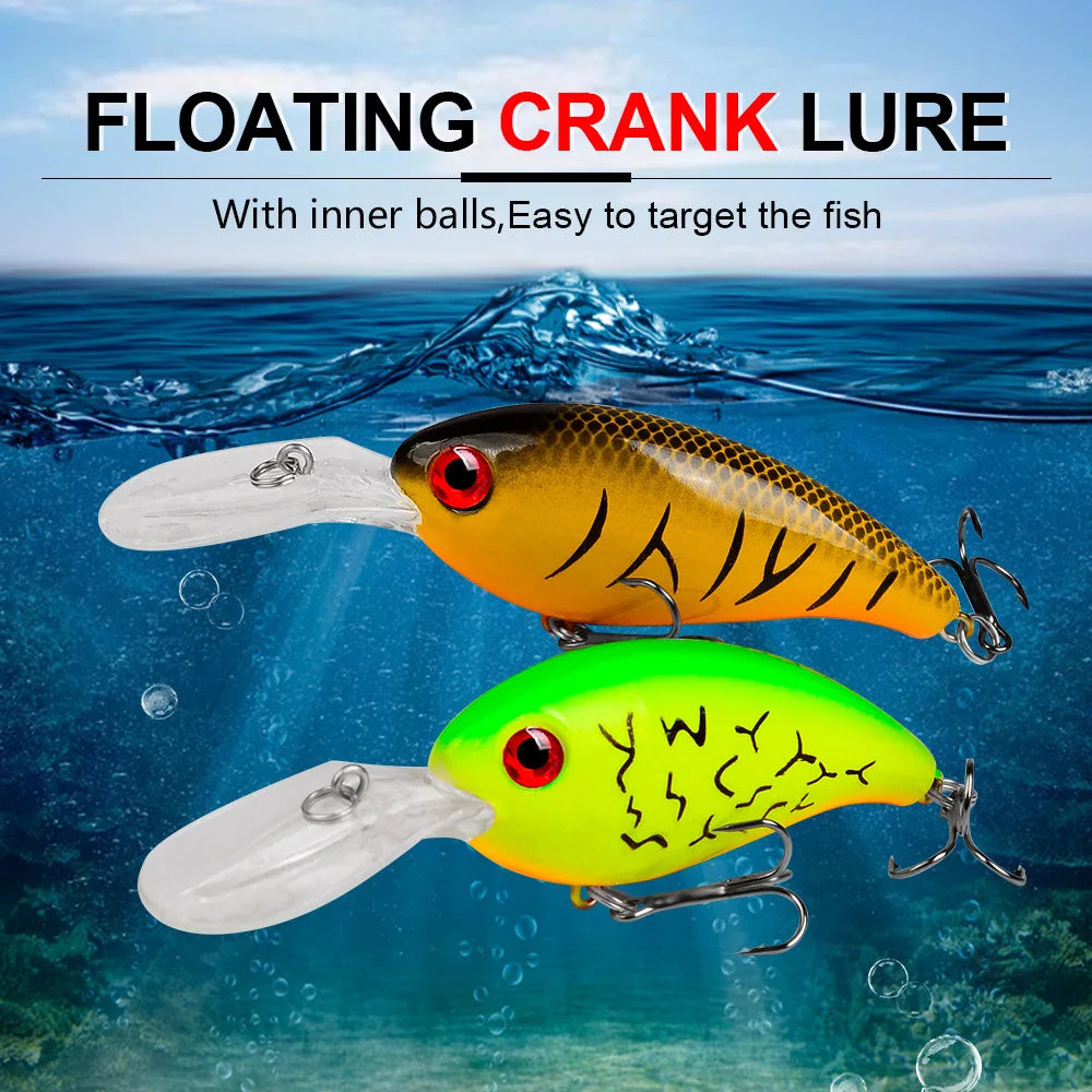 10cm 14.5g Crankbaits Fishing Lure Hard Baits Swimbaits Boat Ocean